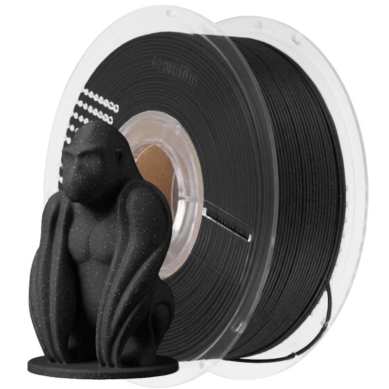 Azurefilm PLA Glitter - Black - 1kg