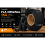 AzureFilm Original 10KG Sort | PLA Filament 1,75| Figro.dk