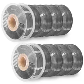 AzureFilm PETG Super Pack 10KG Grå | PETG Filament 1,75 mm | Figro.dk