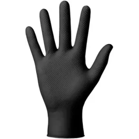 NitrilHandsker Sort , Pudderfri , CAT III , 100stk