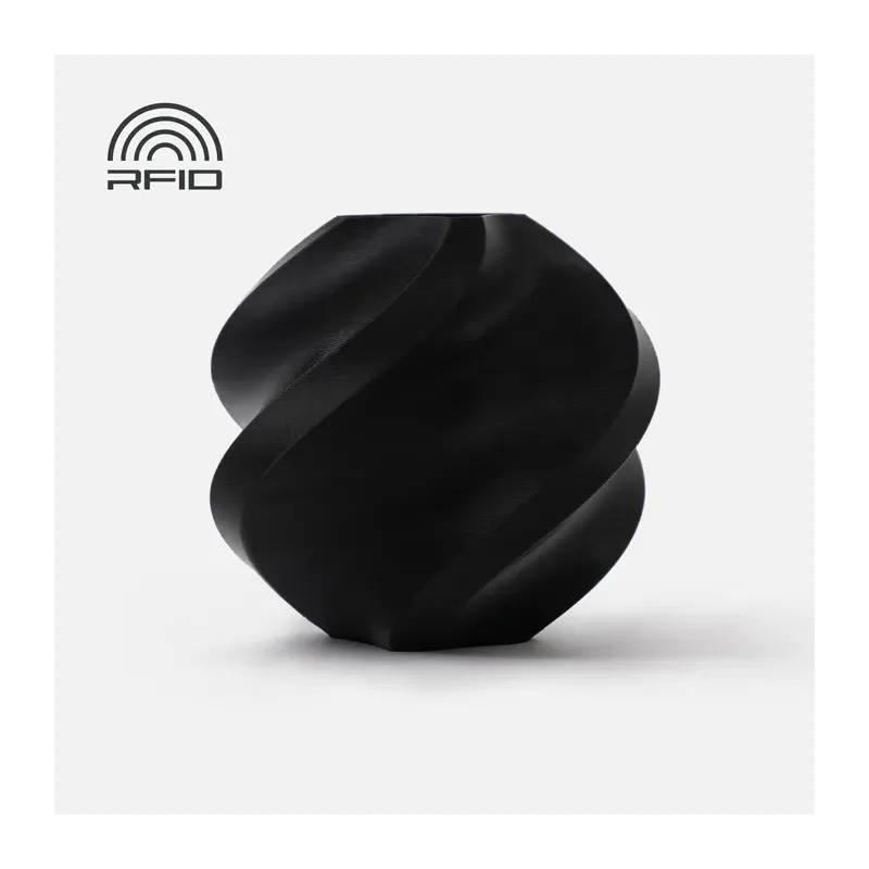 BambuLab Pla Basic - Sort/Black - 1kg - Refill