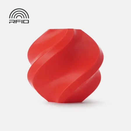 BambuLab Pla Basic -Rød/Red- 1kg - Refill | Figro.dk