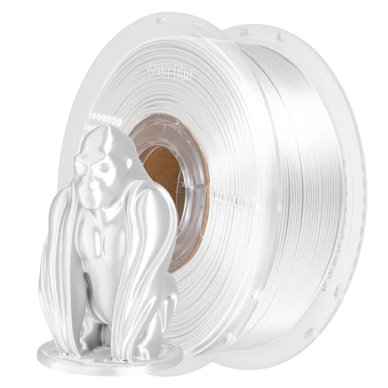Azurefilm - PLA Silk White - 1kg- 1.75mm