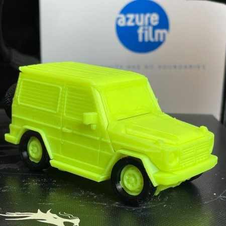 AzureFilm PETG Neon Lime 1KG | Neon PETG Filament | Figro.dk
