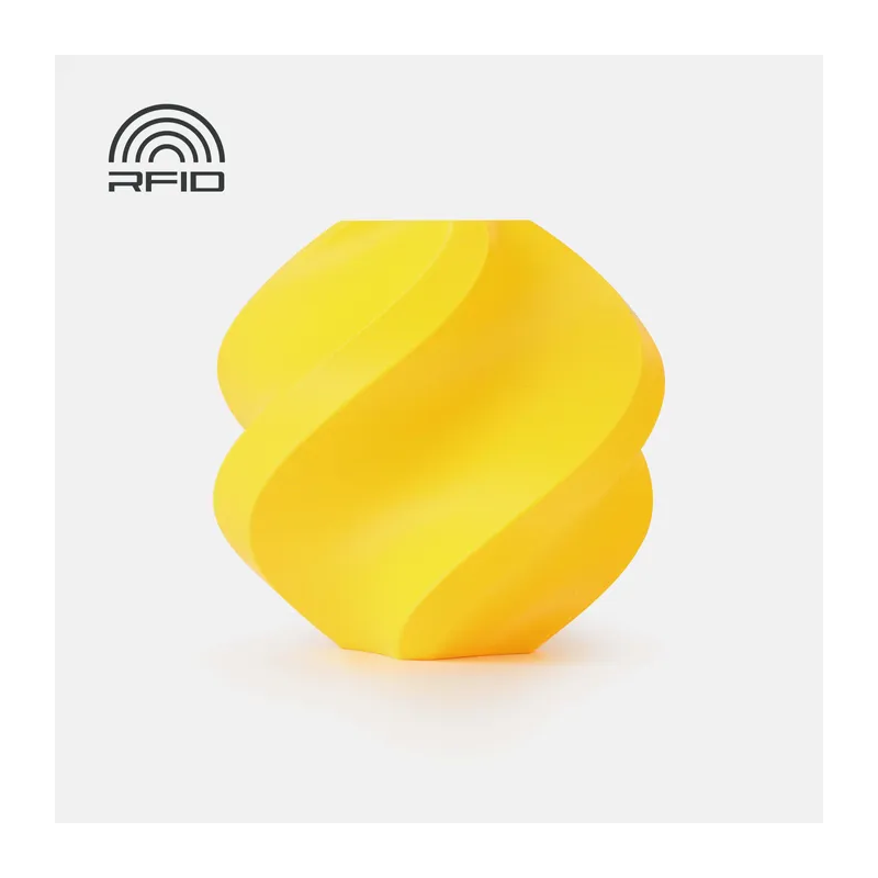 BambuLab Pla Basic -Gul/Yellow- 1kg - Refill BambuLab Pla Basic -Gul/Yellow- 1kg - Refill