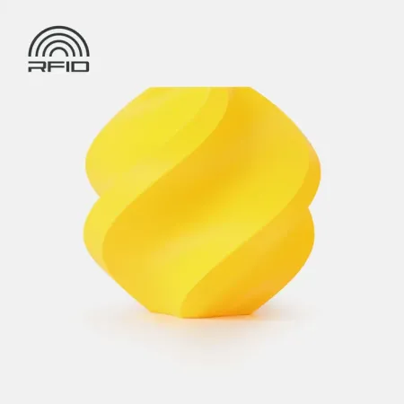 Bambu Lab PLA Basic Yellow 1kg Refill | Figro.dk