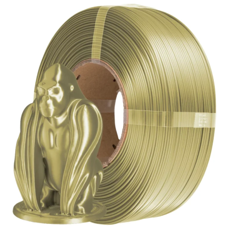AzureFilm PLA Silk Olive Gold 1KG | Figro.dk