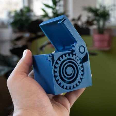 Navy Blue filament til 3D-printer – Mørkeblå finish | Figro.dk