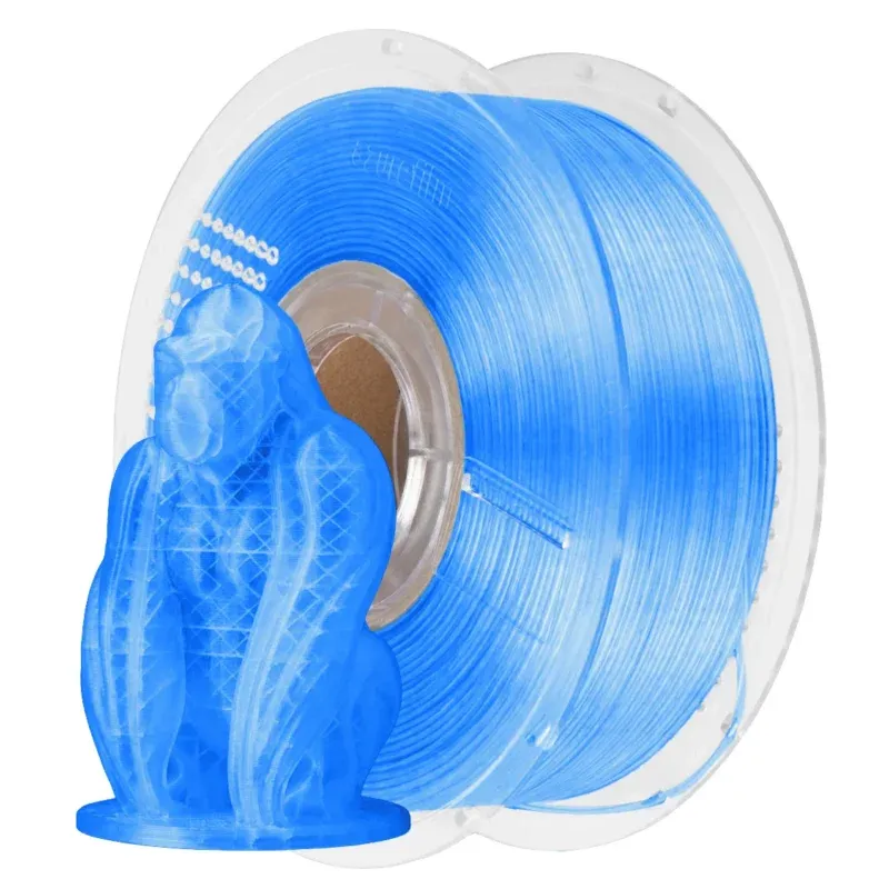 Azurefilm Pla Transparent - Blue/Blå - 1kg -