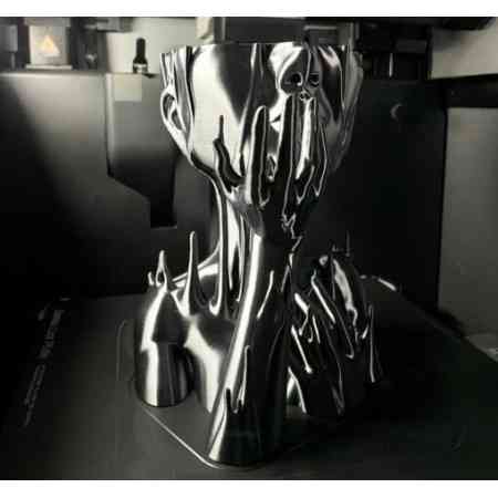 AzureFilm PLA Silk Graphite Grey 1KG | Silkeblankt PLA Filament | Figro.dk