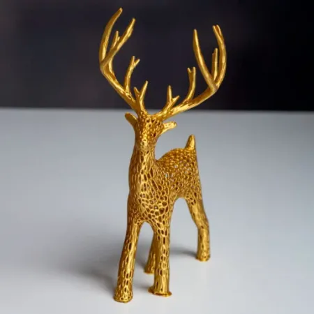 AzureFilm PLA Silk 18k Gold 1KG | Silkeblankt Guld PLA Filament | Figro.dk