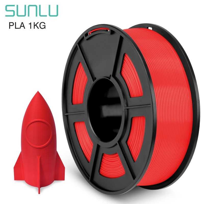 Sunlu - PLA - Red (rød) - 1kg Sunlu - PLA - Red (rød) - 1kg