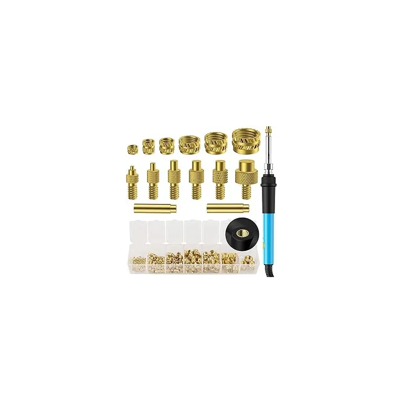 Preciva - Heat-Set Insert Kit M2-M8 til 3D Print - 130 dele