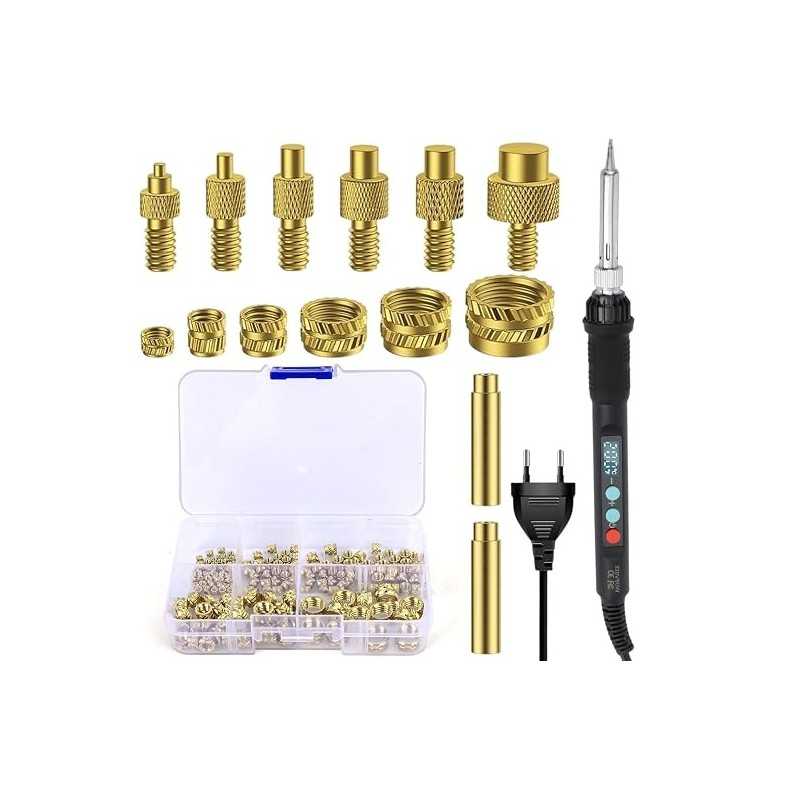 Heat-Set Insert Kit M2-M8 139 dele