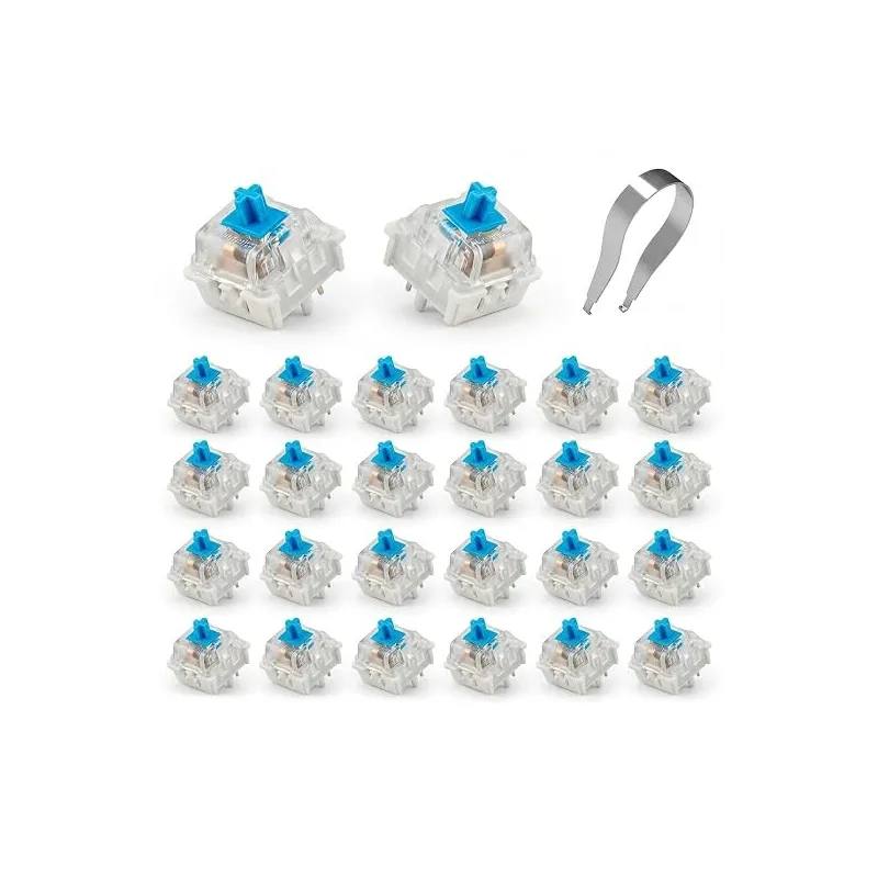 Blue Keyboard Switches 3-Pin 26 stk.