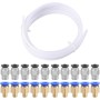 PTFE Rør 5 m + 20 Fittings til 3D Printer | Figro.dk
