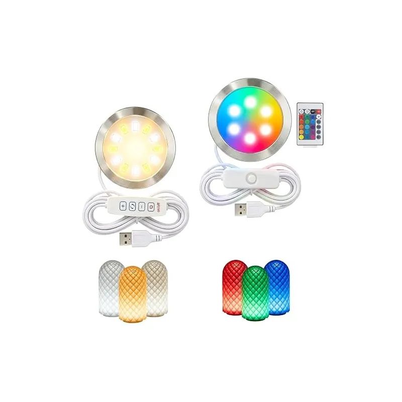 BambooSegD - LED lampe kit 001 - 2 stk