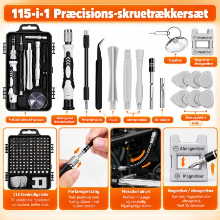 Professionelt værktøjssæt til 3D-print - 295 | Figro.dk