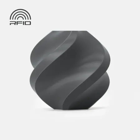 BambuLab - PLA Basic- Dark Grey - 1kg Refill | Figro.dk