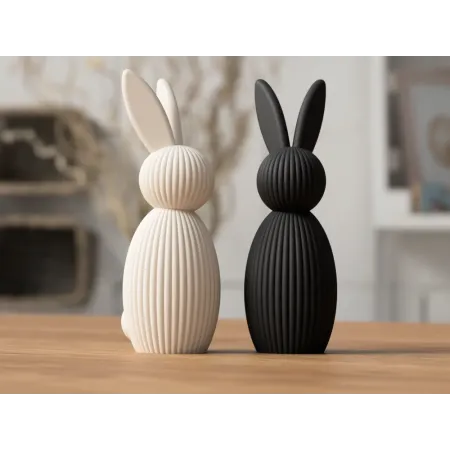 Minimalistisk Kanin – Minimalistic Bunny | Japandi Påske & Dekoration | Figro.dk