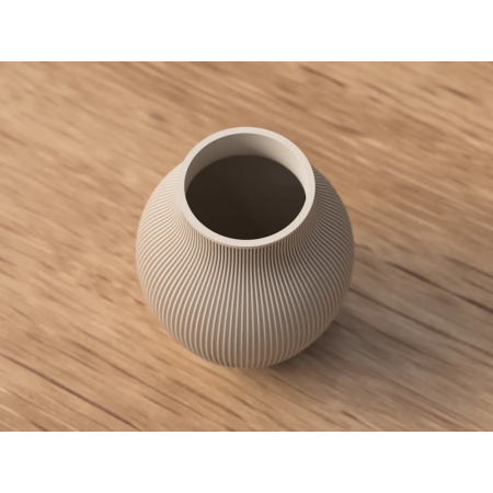 Tayo Japandi Vase - Unik 3D-Printet Vase i Japandi Design | Figro.dk
