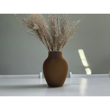 Tayo Japandi Vase - Unik 3D-Printet Vase i Japandi Design | Figro.dk