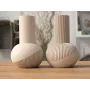 Tama Japandi Tvillinger Vaser - Twin Vases i Japandi Design | 3D-Printet & Unik | Figro.dk