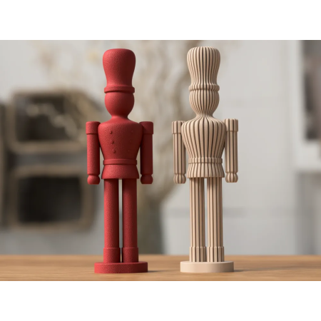 Nøddeknækker Dekoration – Nutcracker | Japandi Jul & Minimalistisk Pynt | Figro.dk