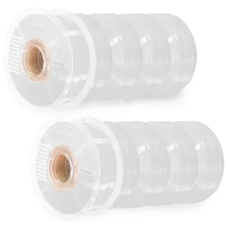 Køb AzureFilm PETG Super Pack 10 kg Hvid Refill + Spole | Figro.dk