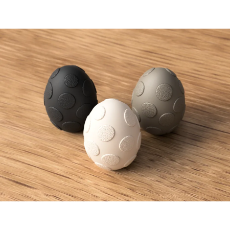 Påske Æg Dekoration - Fuzzy Easter Egg i Japandi Design | 3D-Printet & Sødt | Figro.dk