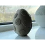 Påske Æg Dekoration - Fuzzy Easter Egg i Japandi Design | 3D-Printet & Sødt | Figro.dk