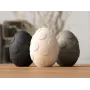 Påske Æg Dekoration - Fuzzy Easter Egg i Japandi Design | 3D-Printet & Sødt | Figro.dk