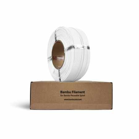 Bambu Lab PLA Matte Ivory White 1kg Refill | Figro.dk