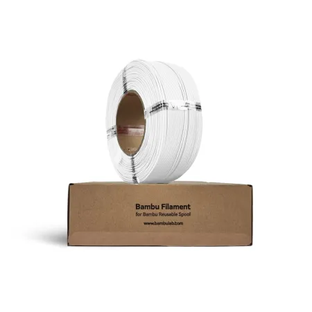 Bambu Lab PLA Matte Ivory White 1kg Refill | Figro.dk