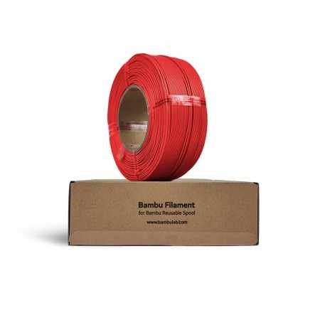 Bambu Lab PLA Basic Red 1kg Refill | Figro.dk