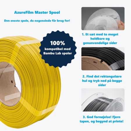 Figro|AzureFilm PETG Super Pack – Black/Sort og White/Hvid (10 kg) Refill