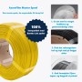 Figro|Azurefilm PETG Hyper Speed - 1.75mm - Black/Sort - 1kg -HS-Refill