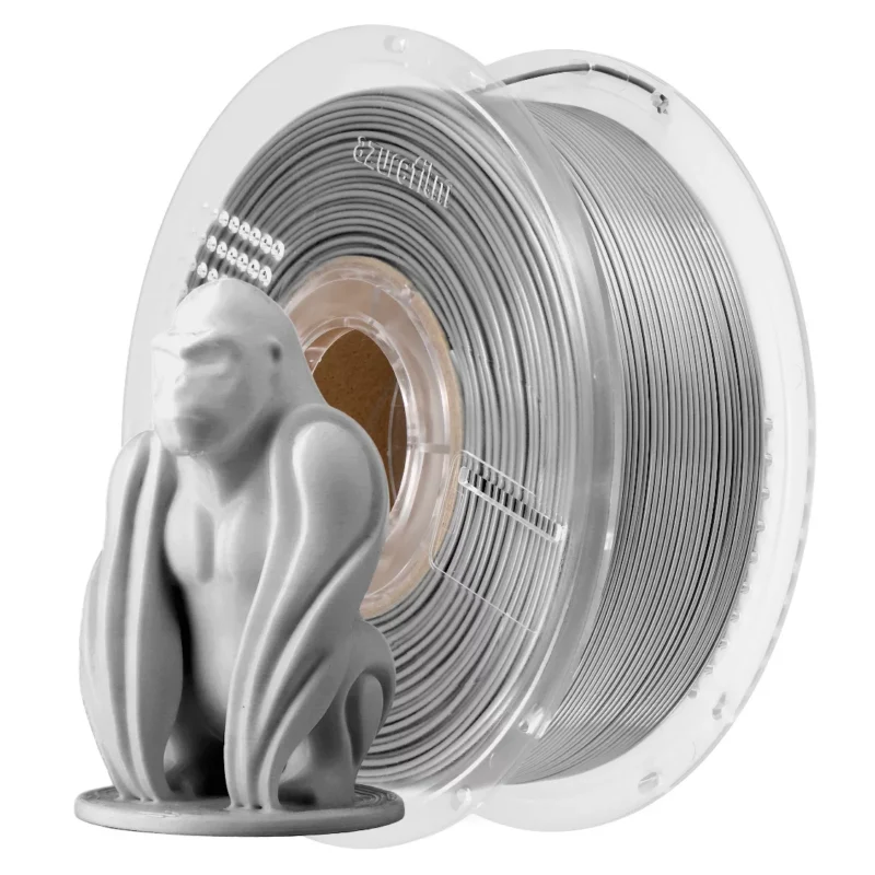Azurefilm PETG Hyper Speed - 1.75mm - Silver /Sølv - 1kg -HS