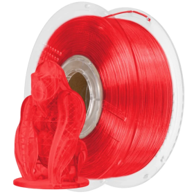 AzureFilm PETG Transparent Red 1KG | Figro.dk