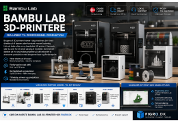 Den komplette guide til bambulab 3D-printere i Danmark